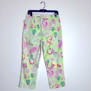 Vintage Lilly Pulitzer Green Pants Size 6